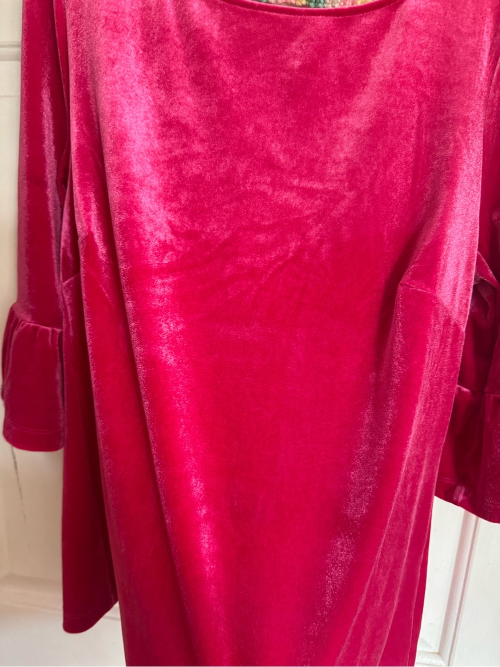 Boden Velvet Ruffle Cuff Top - Picture 11 of 11